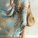 Desirè - Glamouröses Kleid mit Animal-Print