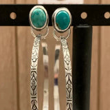 Boho-Vintage-Onyx-Ohrringe