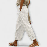 Adelheid - Hose mit Weinlaub-Muster