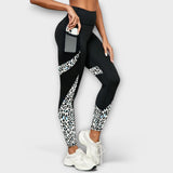 Brunhilde - Sporthose mit Leopardenmuster