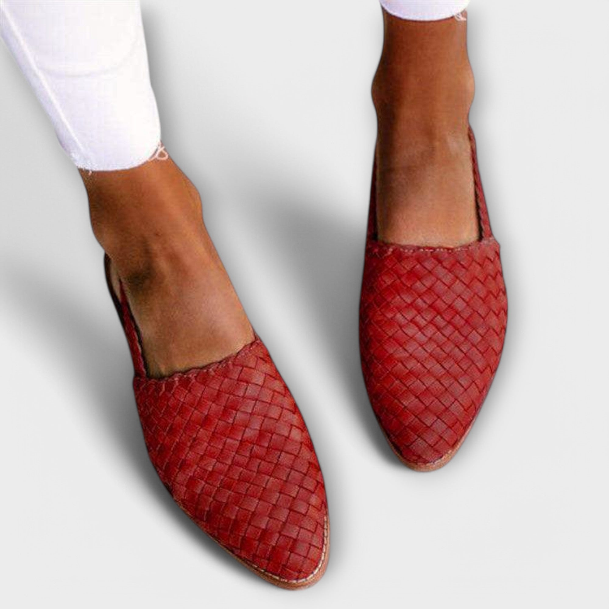 Liesel - Geflochtene Leder-Mules