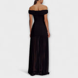 Maelie - Rosa trägerloses Bodycon-Maxikleid