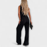 Wilhelmina - Cremefarbenes Set mit Weste und Hose