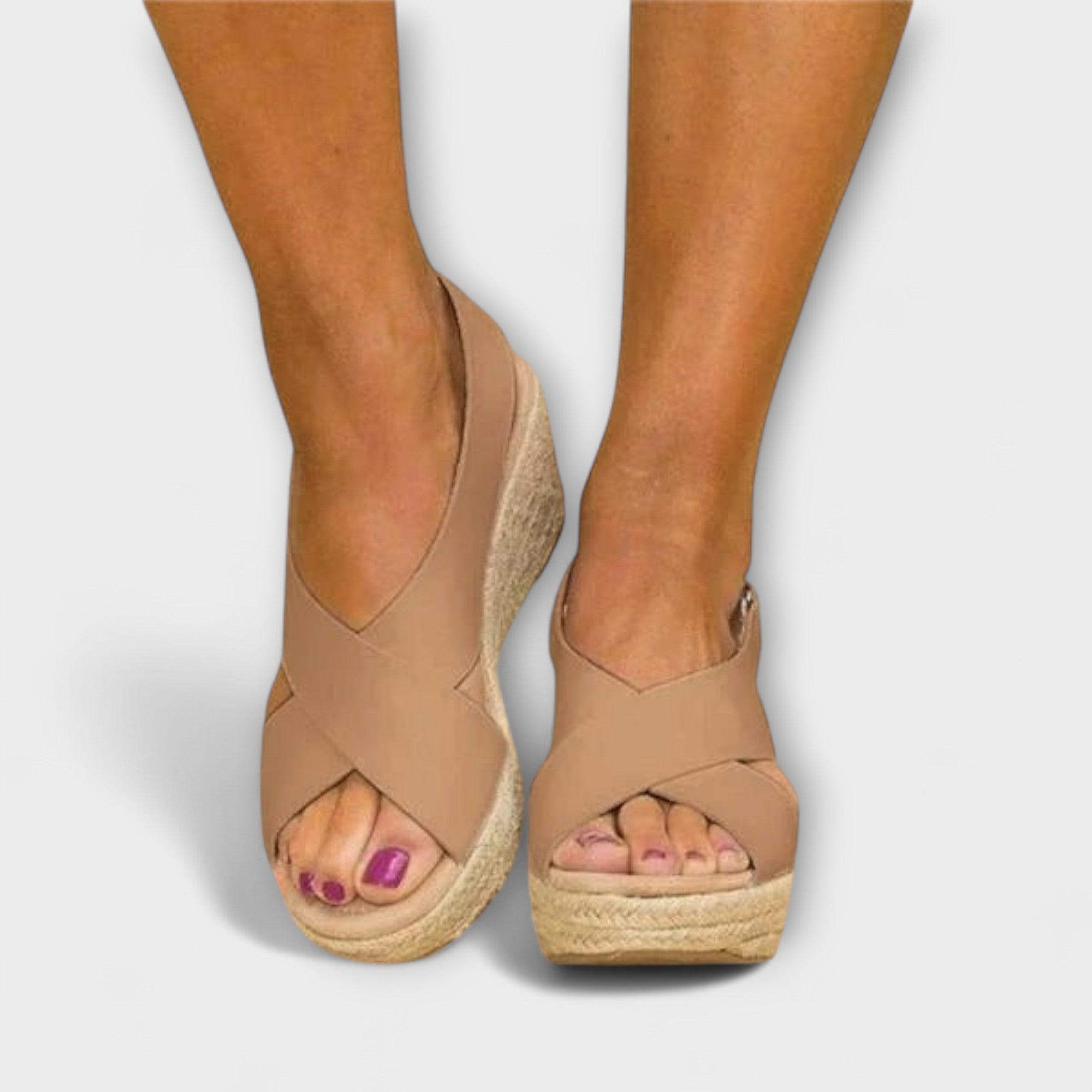 Edeltrud - Elegante Espadrille-Sandalen