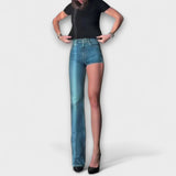 Adelinde - Asymmetrischer Jeans-Einteiler