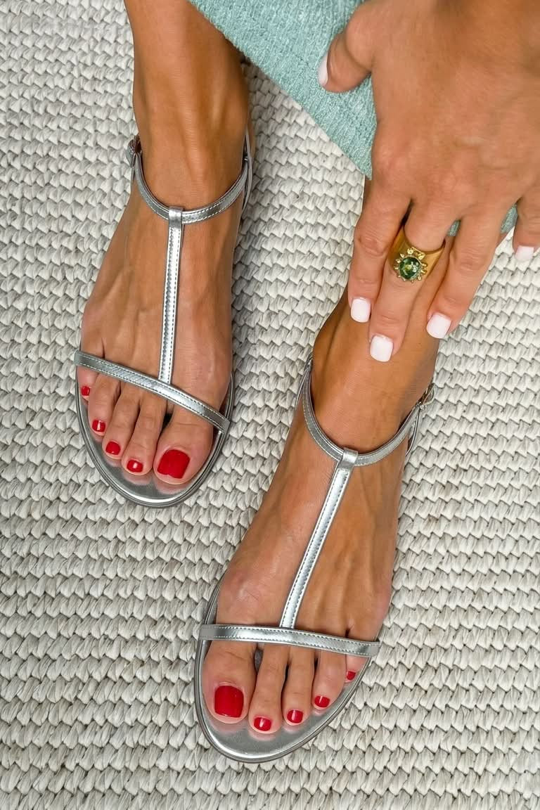 Rosalba | Gold Sandals for Spring