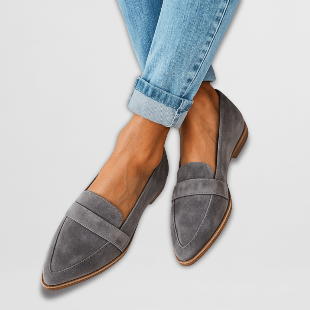 Helga - Weiche Wildleder-Slipper