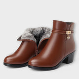 Friederike - Elegante Winterstiefel mit Reissverschluss