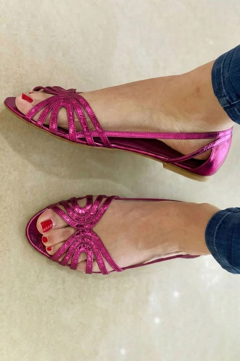 Eleonora | Goldene Sommer-Sandalen