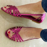 Eleonora | Goldene Sommer-Sandalen