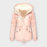 Mori - Schwarze Winterjacke mit Kapuze