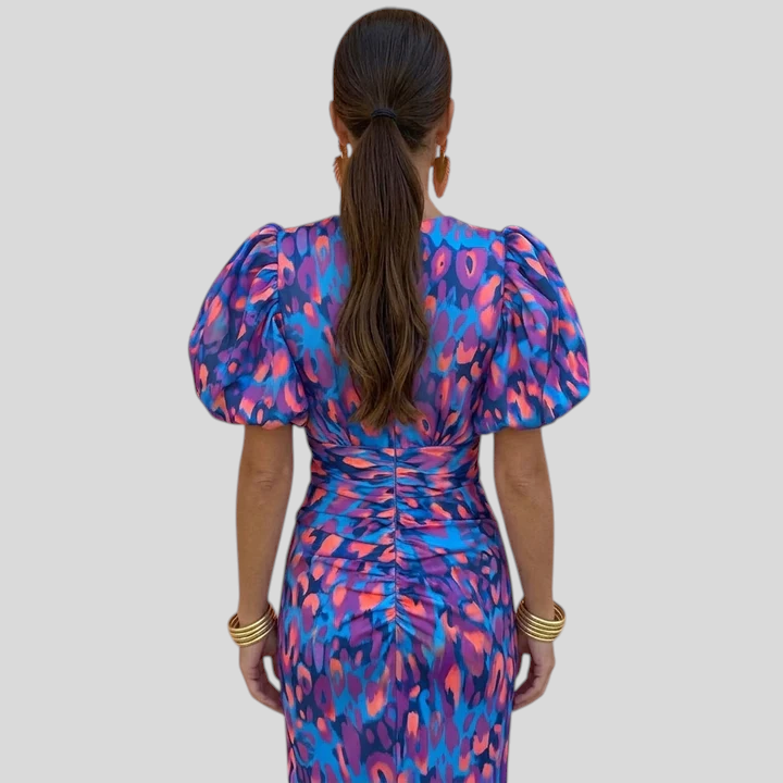 Juliette - Kleid mit plissierten Ärmeln
