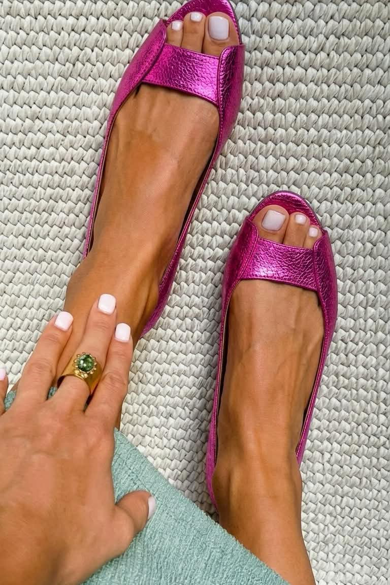 Adelina | Elegante Goldene Komfortsandalen