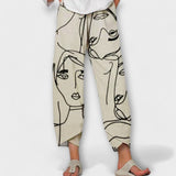 Annegret - Hose mit Gesichtsmotiv