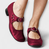 Apollonia - Bequeme Leder-Spangenschuhe