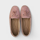 Lieselotte - Blaue Boots-Loafer mit Quasten