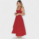 Scarlett - Cremefarbenes elegantes Abendkleid