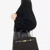 Amélisse - Stilvolle Midi-Lederhandtasche