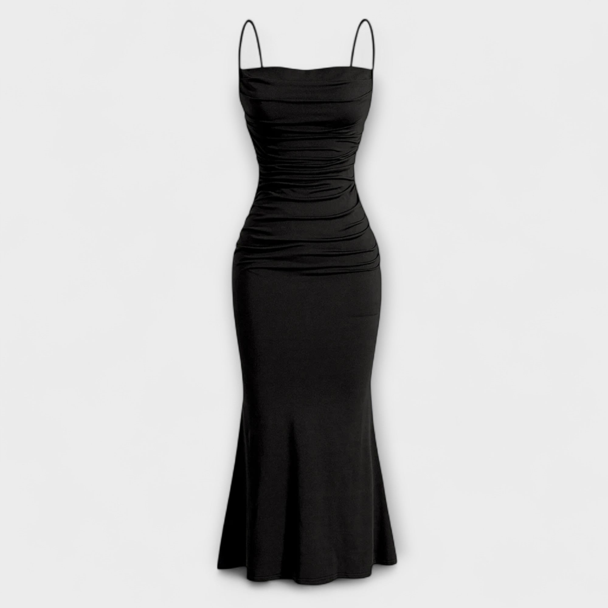 Mia Muse - Pinkes elegantes Party-Maxikleid
