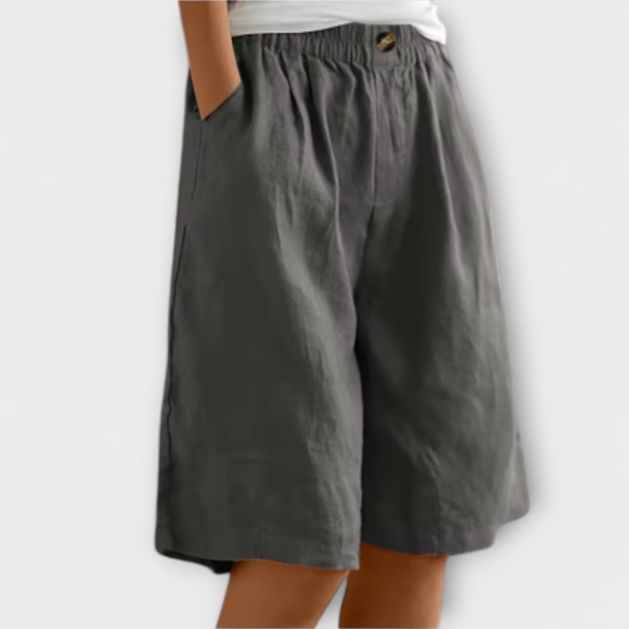 Greta - Luftige Leinen-Shorts