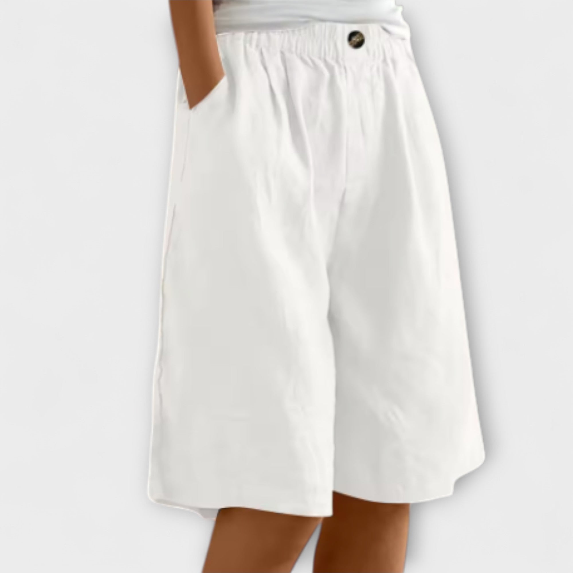 Greta - Luftige Leinen-Shorts