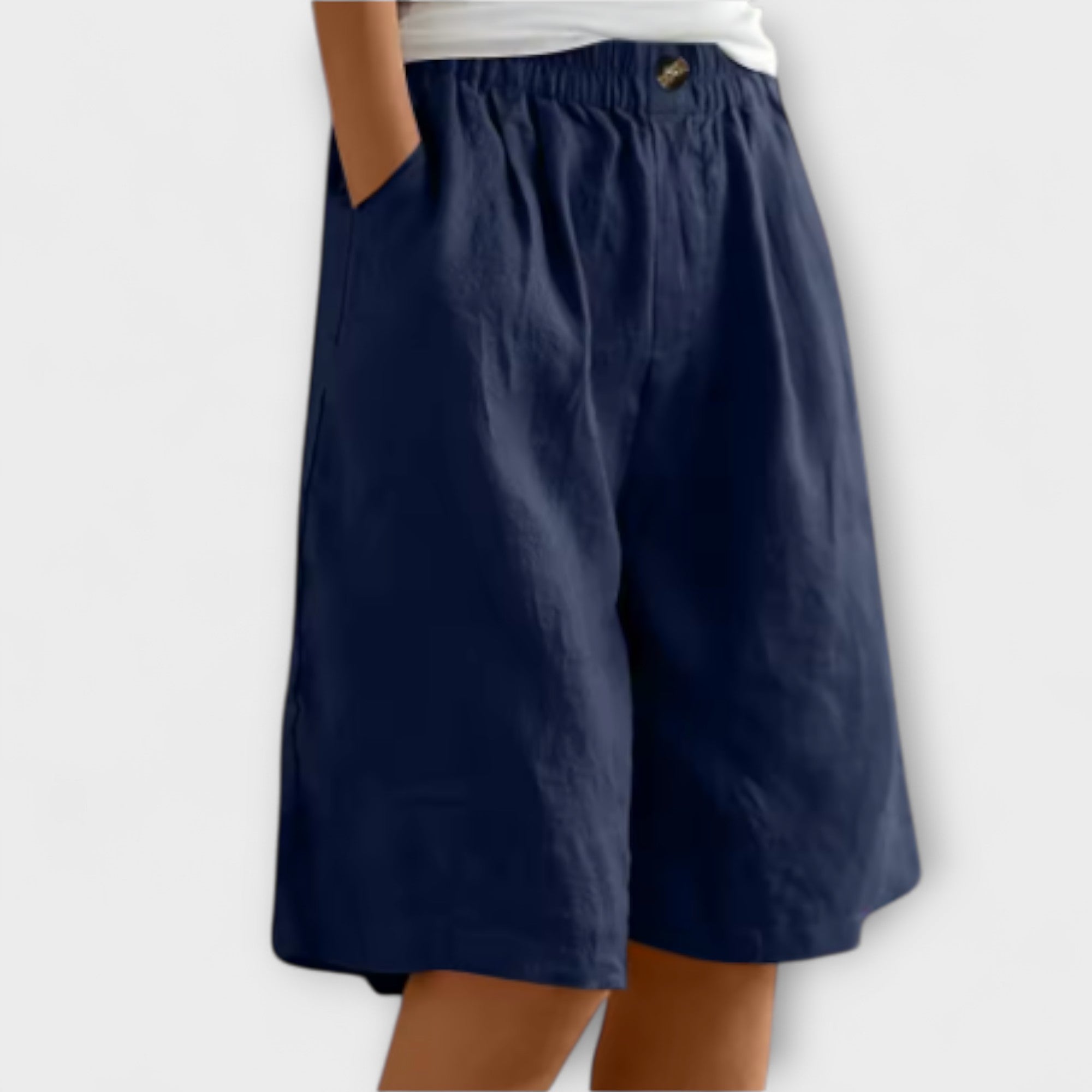 Greta - Luftige Leinen-Shorts