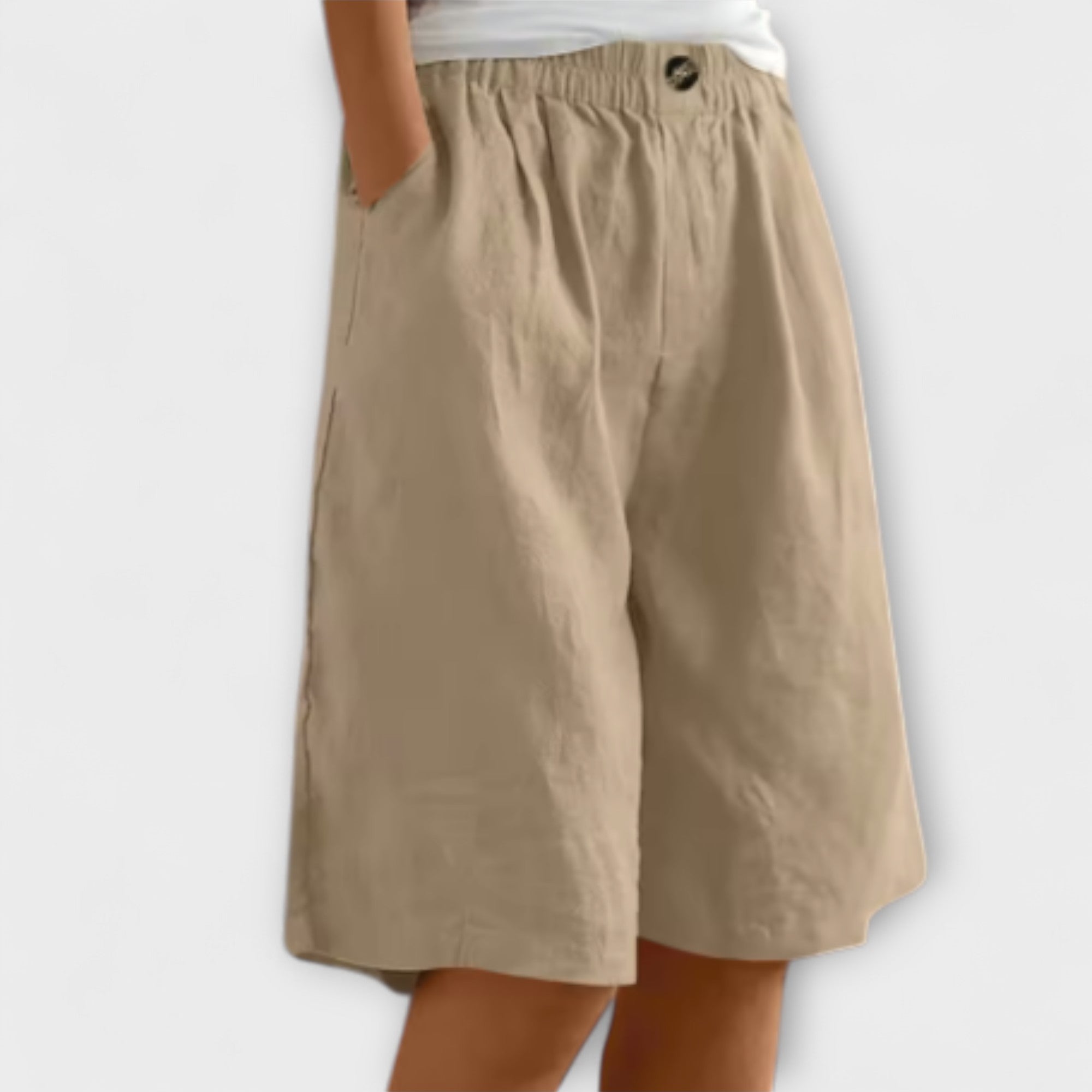 Greta - Luftige Leinen-Shorts