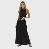 Zendaya - Schwarzes langes Maxikleid