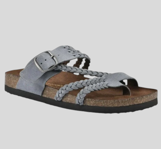Aurora - Anatomische Korksandalen mit Flechtdesign