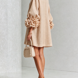 Anita - Elegantes Minikleid mit Rosendetails