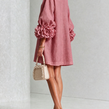 Anita - Elegantes Minikleid mit Rosendetails
