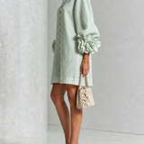 Anita - Elegantes Minikleid mit Rosendetails