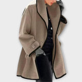 Sherry - Blauer eleganter Trenchmantel