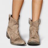 Mathilde - Wildlederstiefel im Western-Stil