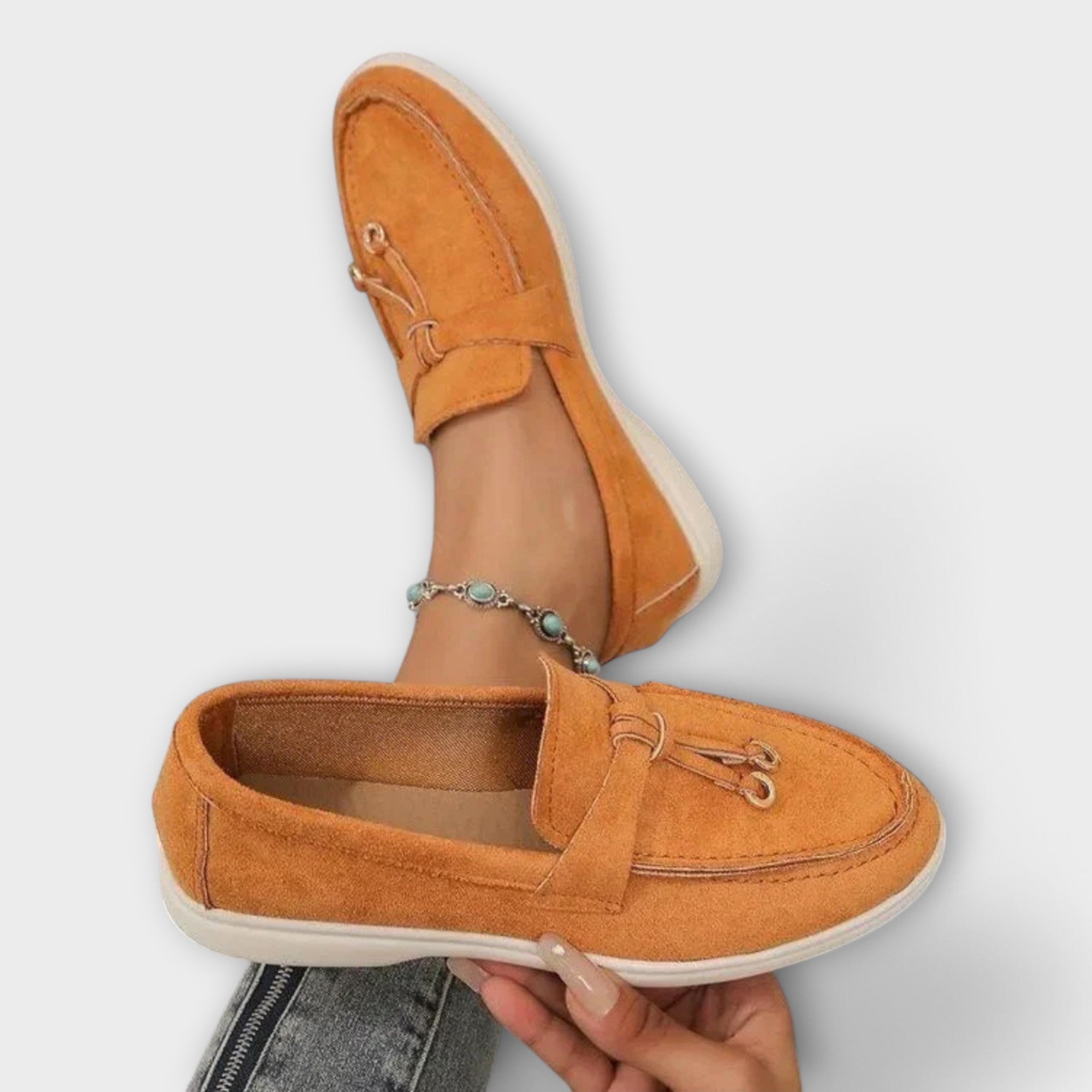 Gerlinde - Elegante Beige Slipper