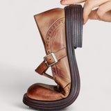 Edeltraud - Elegante Spangen-Halbschuhe