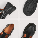 Edeltraud - Elegante Spangen-Halbschuhe