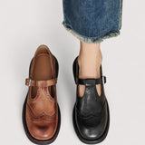 Edeltraud - Elegante Spangen-Halbschuhe