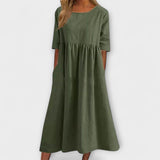 Anja - Hellblaues Sommerkleid mit Empire-Schnitt